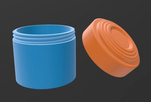 Skeet Shooting Practice Storage Ammo Container 3D 打印模型 .c4d .max .obj .3ds .fbx .stl .blend
