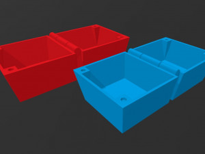 McDonalds Hamburger Box Burger Container McBox 3D प्रिंट मॉडल