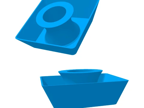 Tray Organizer Bowl 3D Print Model