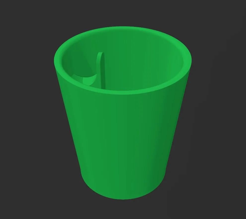 Keychain Cup 3D Print Model .c4d .max .obj .3ds .fbx .stl .blend 