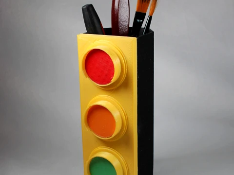 Traffic Light Box Modèles 3D en vedette