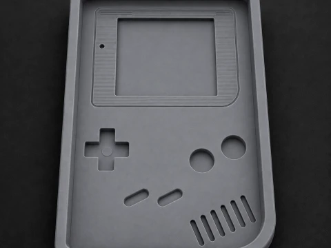 Vintage-Retro Old Gameboy Tray Modelo de Impressão 3D