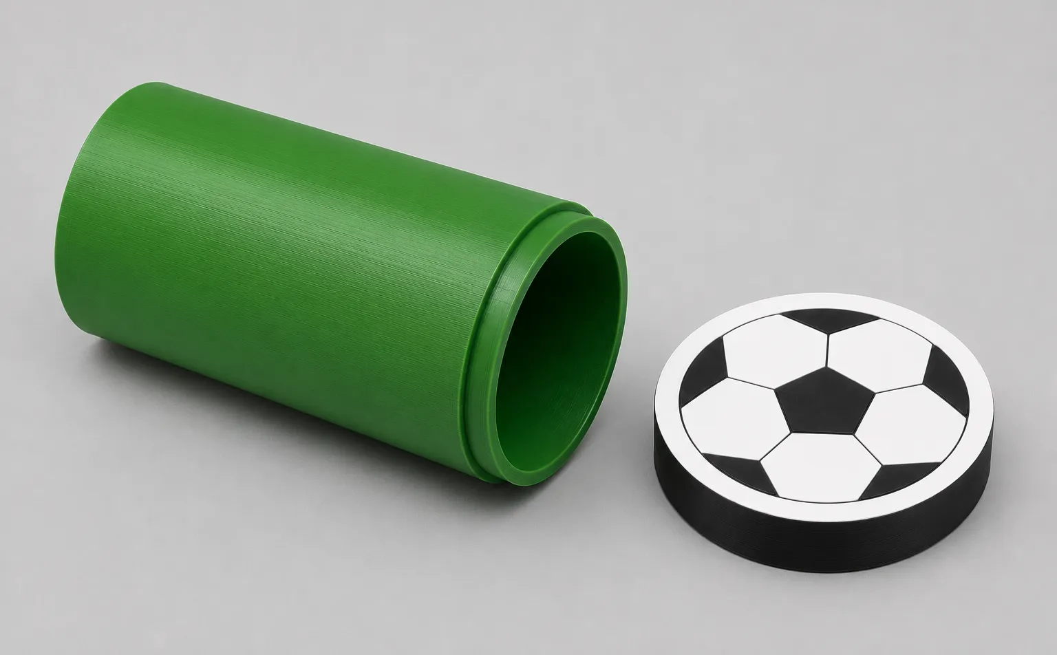 Soccer Game Tube Container 3D Print Model .c4d .max .obj .3ds .fbx .stl .blend 
