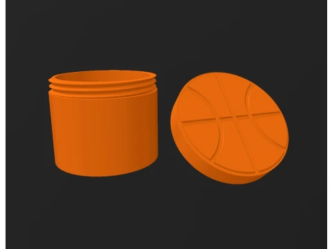 Basketball Container Model do druku 3D