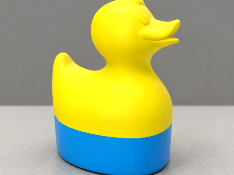 Rubber Ducky Storage Box Container Model do druku 3D