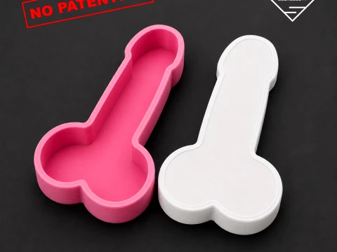 Phallic Storage Dong Box Container 3D Print Model