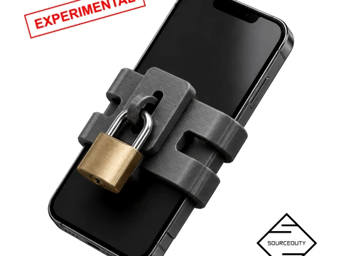 Smartphones Lock 3D Print Model