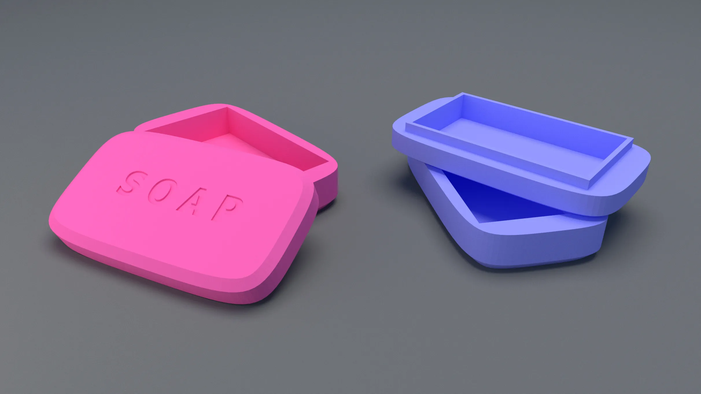 Soap Bar Storage Box 3D Print Model .c4d .max .obj .3ds .fbx .stl .blend
