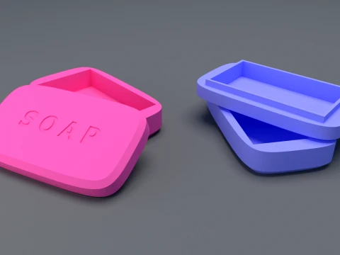 Soap Bar Storage Box 3D Druckmodell