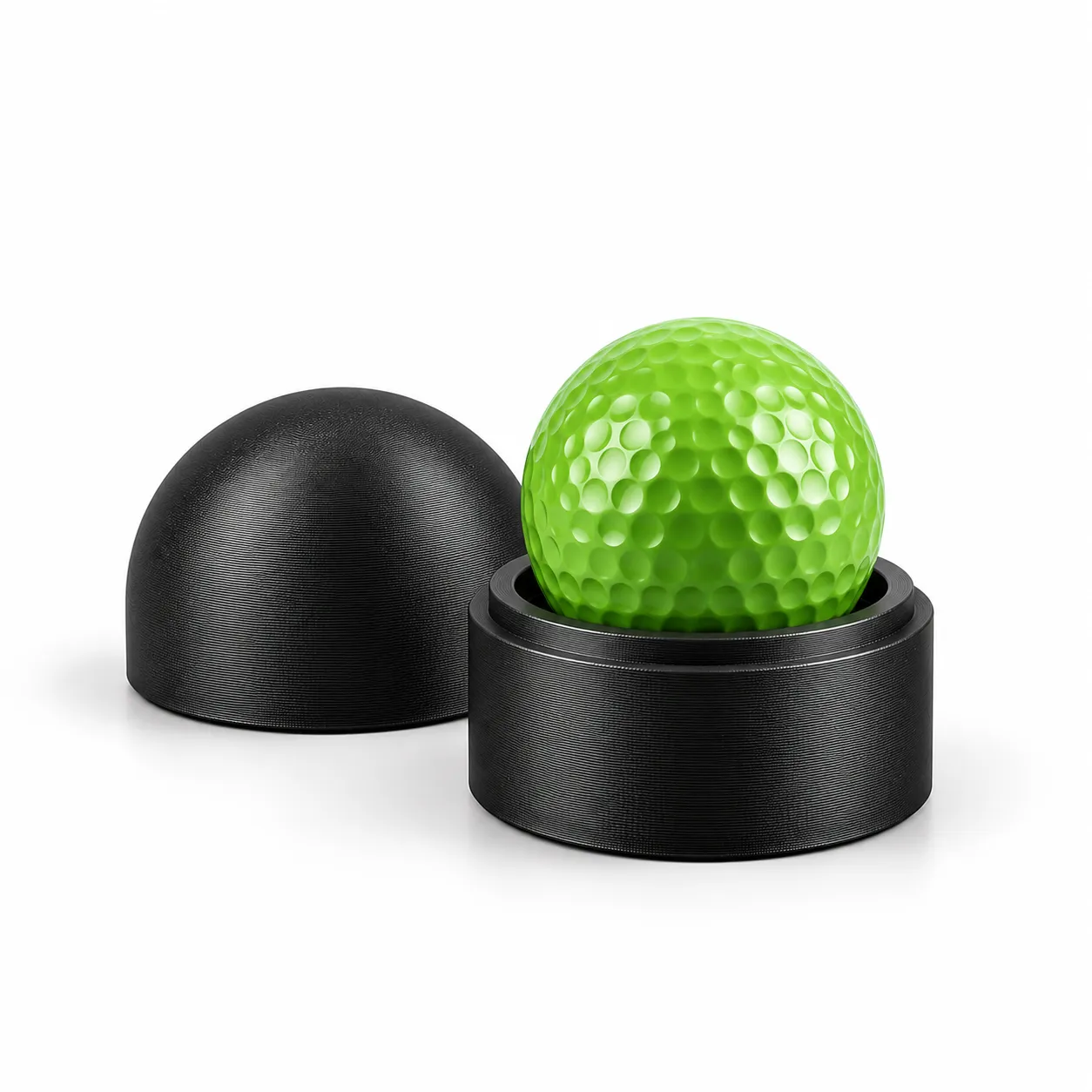 Golf Ball Storage Box Container Cover 3D Print Model .c4d .max .obj .3ds .fbx .stl .blend 