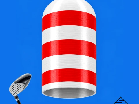 Golf Club Cover Domed Cap Sock 3D Baskı Modeli
