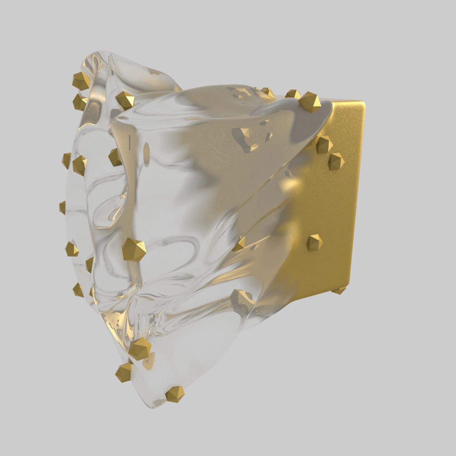 liquid gold 3D Model .c4d .max .obj .3ds .fbx .stl .blend 
