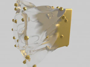 oro liquido Modello 3D