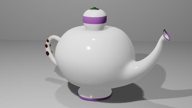 teapot 3D Модель .c4d .max .obj .3ds .fbx .stl .blend 