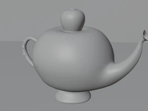 茶壶 3D 模型