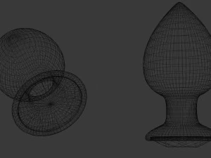 anal plug toy 3D Model
