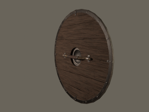 Viking Shield 3D Model