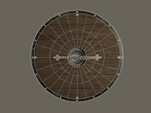Viking Shield 3D Model