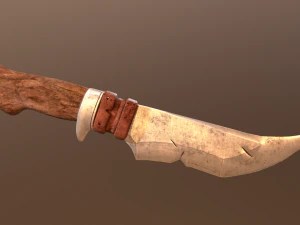 Cuchillo de caza Modelo 3D