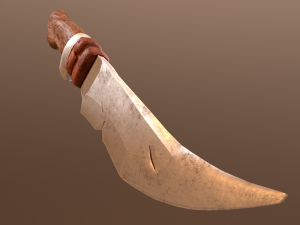 Hunting Knife 3D Model