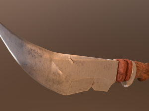 Hunting Knife 3D Model