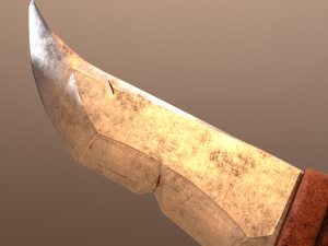 Hunting Knife 3D Model