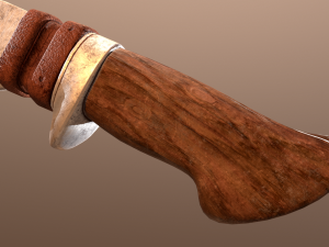 Hunting Knife 3D Model