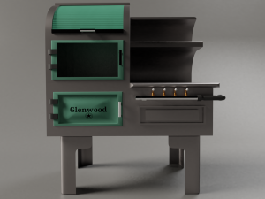 1930s glenwood stove 3D Model