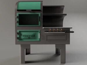 1930년대 글렌우드 스토브 3D 모델