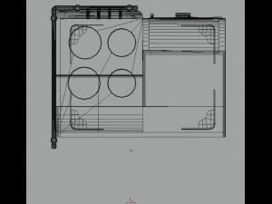 1930s glenwood stove Model 3D