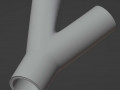 Y-branch for suction hose 3D Print Models