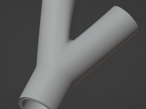 Y-branch for suction hose Model do druku 3D