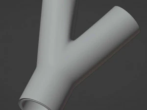 Y-branch for suction hose 3D Print Model