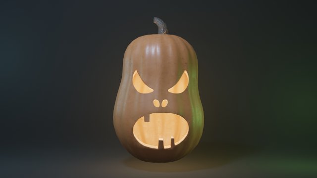 Halloween pumpkin 3Dモデル .c4d .max .obj .3ds .fbx .stl .blend 