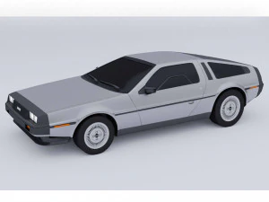 デロリアン DMC-12 1981 3Dモデル