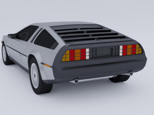 DeLorean DMC-12 1981 3D Модель