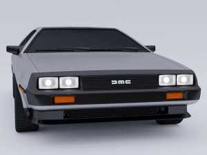 DeLorean DMC-12 1981 3D Модель