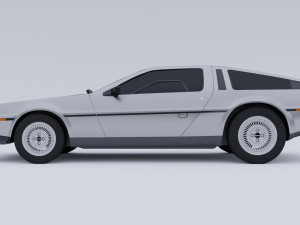 DeLorean DMC-12 1981 3D Модель