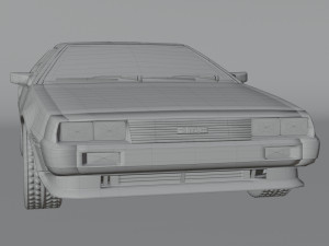 DeLorean DMC-12 1981 3D Модель