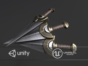 fantasy dagger 3D Model