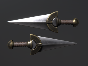 fantasy dagger Modelo 3D