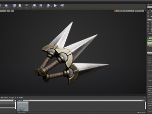 fantasy dagger Modelo 3D