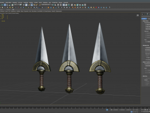 fantasy dagger Modelo 3D
