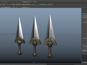 fantasy dagger Modelo 3D