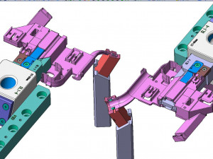 plastic injection mold Model 3D