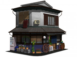 osaka house 3D मॉडल