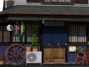 osaka house 3D मॉडल