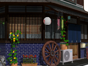 osaka house 3D मॉडल