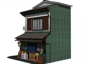 osaka house 3D मॉडल