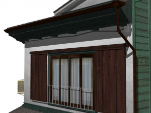 osaka house 3D मॉडल